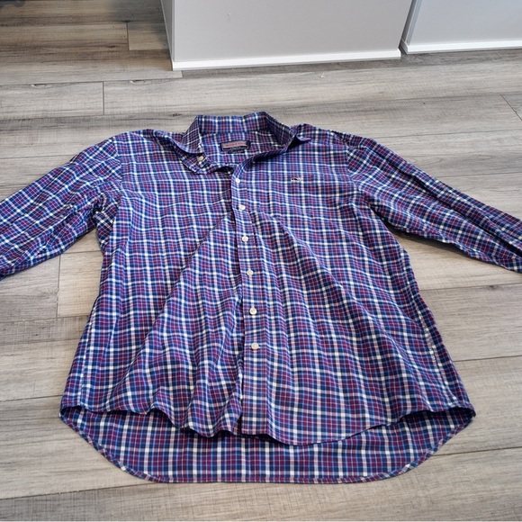 Vineyard Vines Men’s Plaid Button-Up Shirt – Size L - Picture 1 of 9